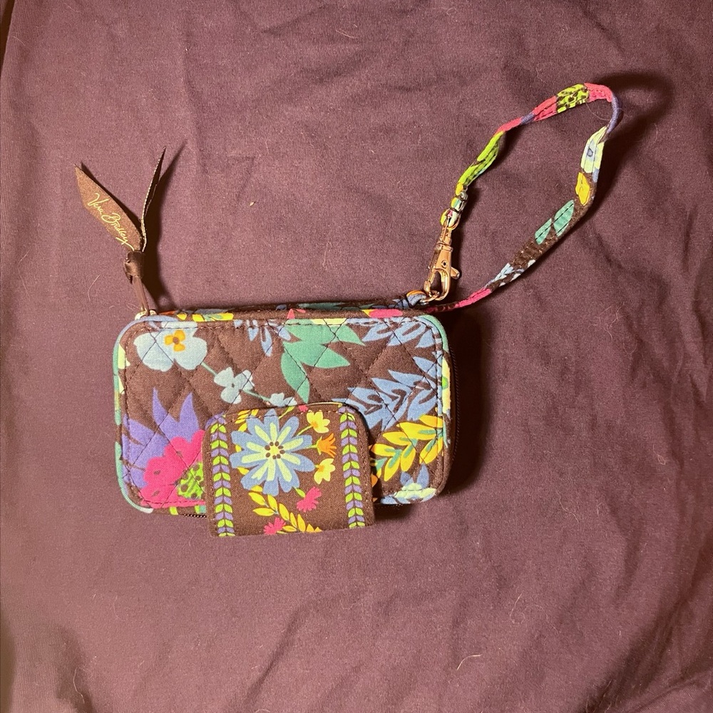 Vera Bradley multicolored floral print wallet